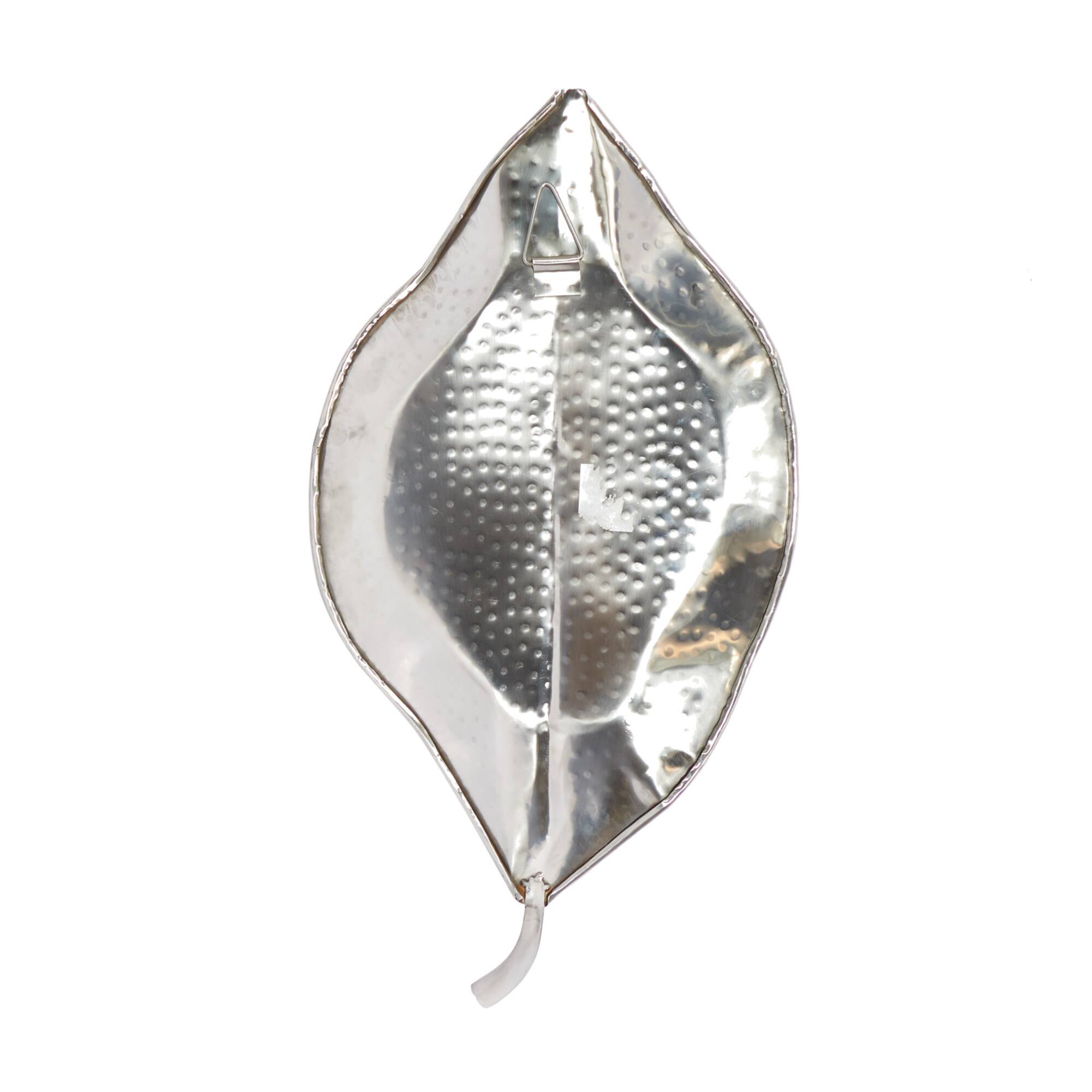 Silver Stainless Steel Candlestick Holders, 21" x 12" x 5"